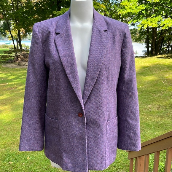 Vintage Jackets & Blazers - Pandora vintage stunning wool jacket L
